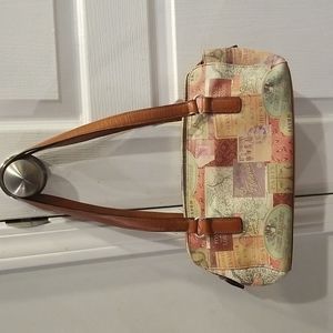 Fossil Map Purse